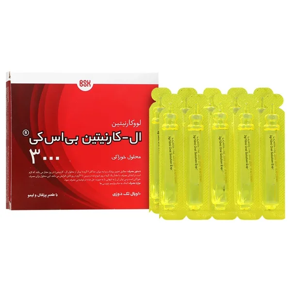 ویال ال‌کارنیتین ۳۰۰۰ بی‌اس‌کی